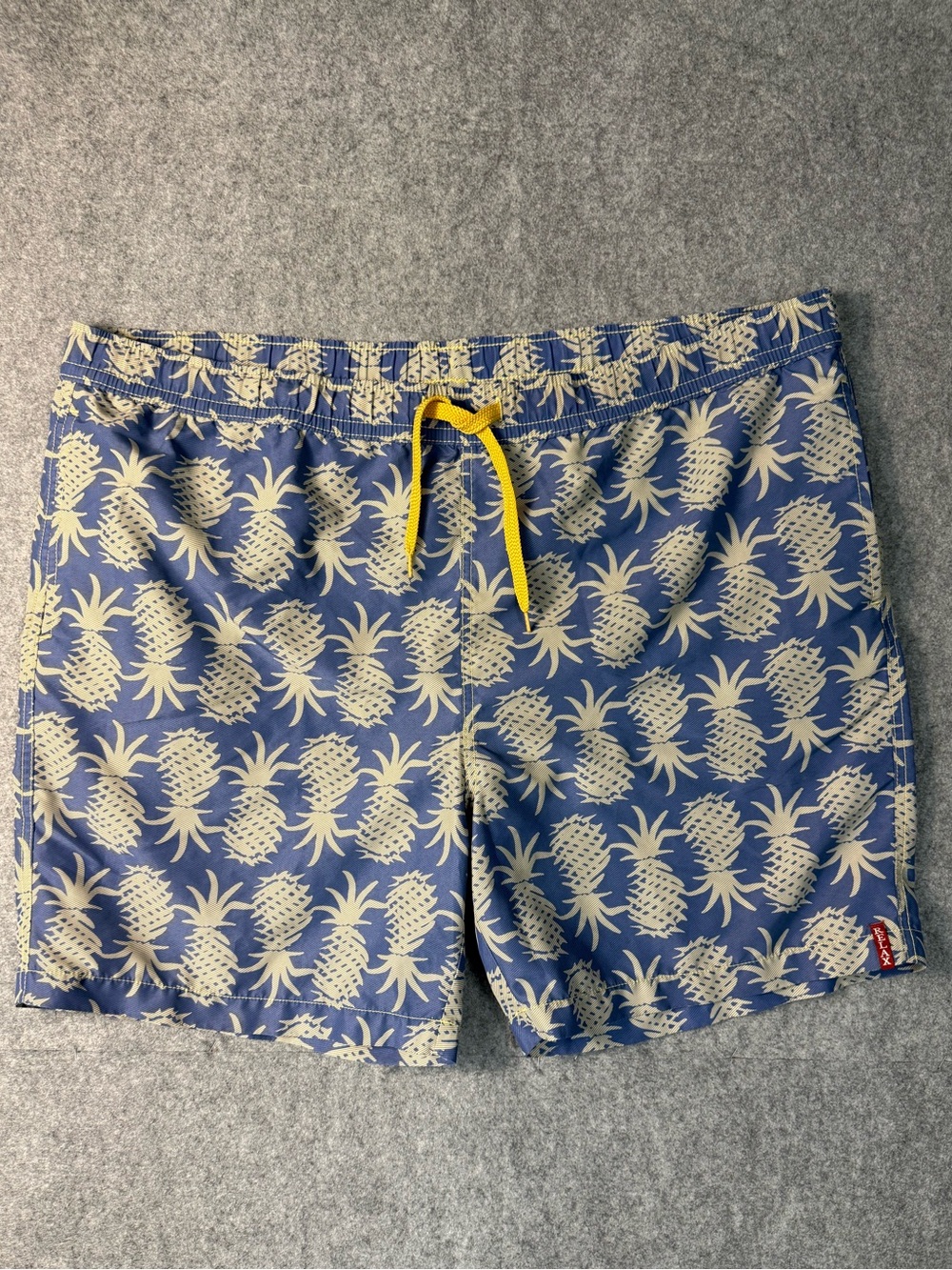Tommy Bahama Relax Pineapple Swim Trunks Blue XL